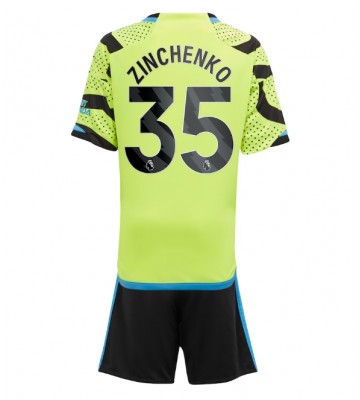 Arsenal Oleksandr Zinchenko #35 Replica Away Stadium Kit for Kids 2023-24 Short Sleeve (+ pants)